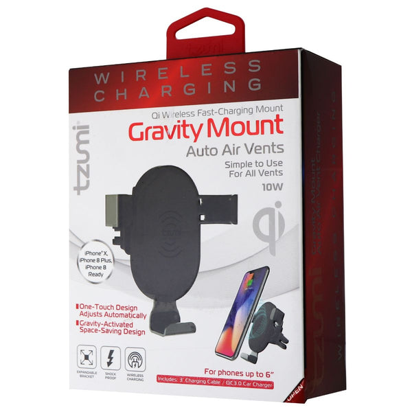 Tzumi Universal Car Holder/Charger for Mobile Phones - Black 5717BB - TZUMI - Simple Cell Shop, Free shipping from Maryland!