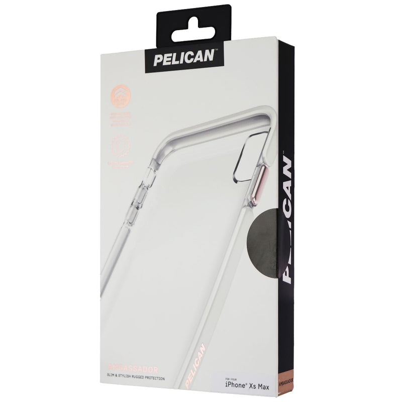 Pelican Ambassador Series Hard Case for Apple iPhone Xs Max - Clear/White - Pelican - Simple Cell Shop, Free shipping from Maryland!