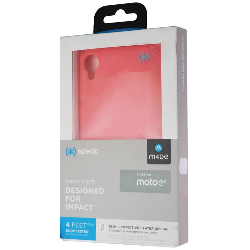 Speck Presidio Lite Series Case for Motorola Moto E6 - Parrot Pink/Skyline Blue - Speck - Simple Cell Shop, Free shipping from Maryland!