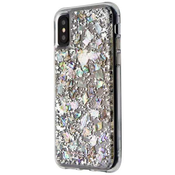 Case-Mate Karat Pearl Hybrid Case for Apple iPhone XS/X - Clear/Pearl Flakes - Case-Mate - Simple Cell Shop, Free shipping from Maryland!