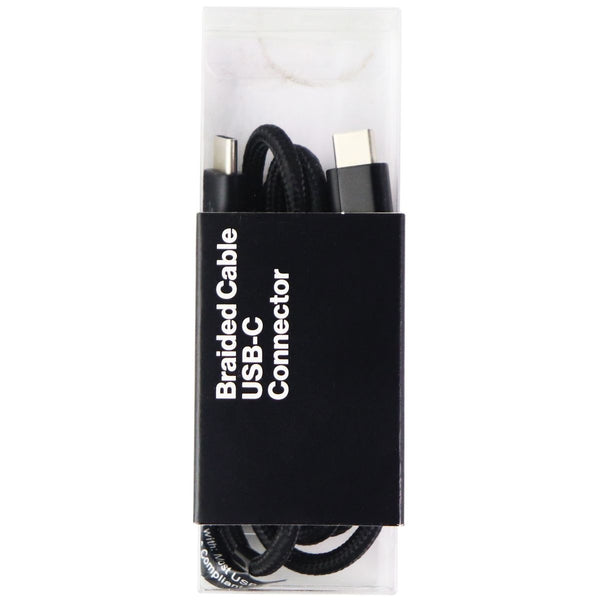 Verizon Braided 6Ft Charge & Data Sync Cable (CABCTOCBLK-M1) for USB-C - Black - Verizon - Simple Cell Shop, Free shipping from Maryland!