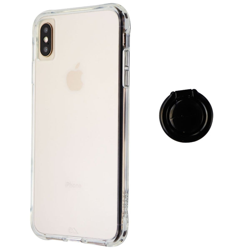 Case-Mate Tough Series Hard Case with Finger Loop Ring for iPhone XS Max - Clear - Case-Mate - Simple Cell Shop, Free shipping from Maryland!
