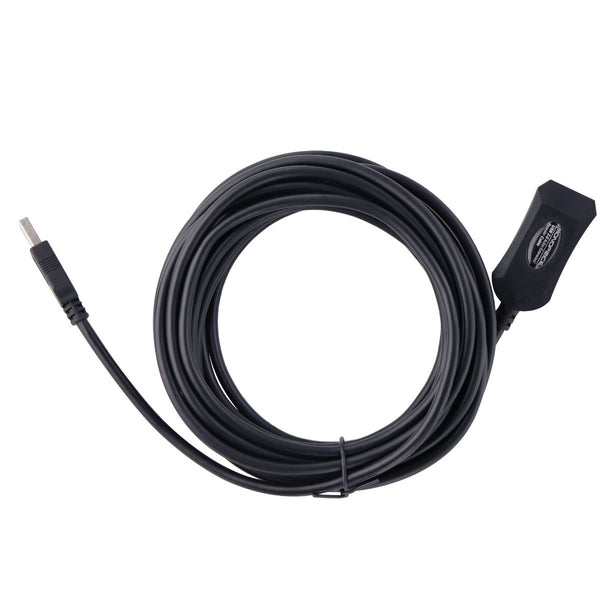 Monoprice (MC-UEC5M2) 16Ft USB 2.0 Male to Female Extension Cable - Black - Monoprice - Simple Cell Shop, Free shipping from Maryland!