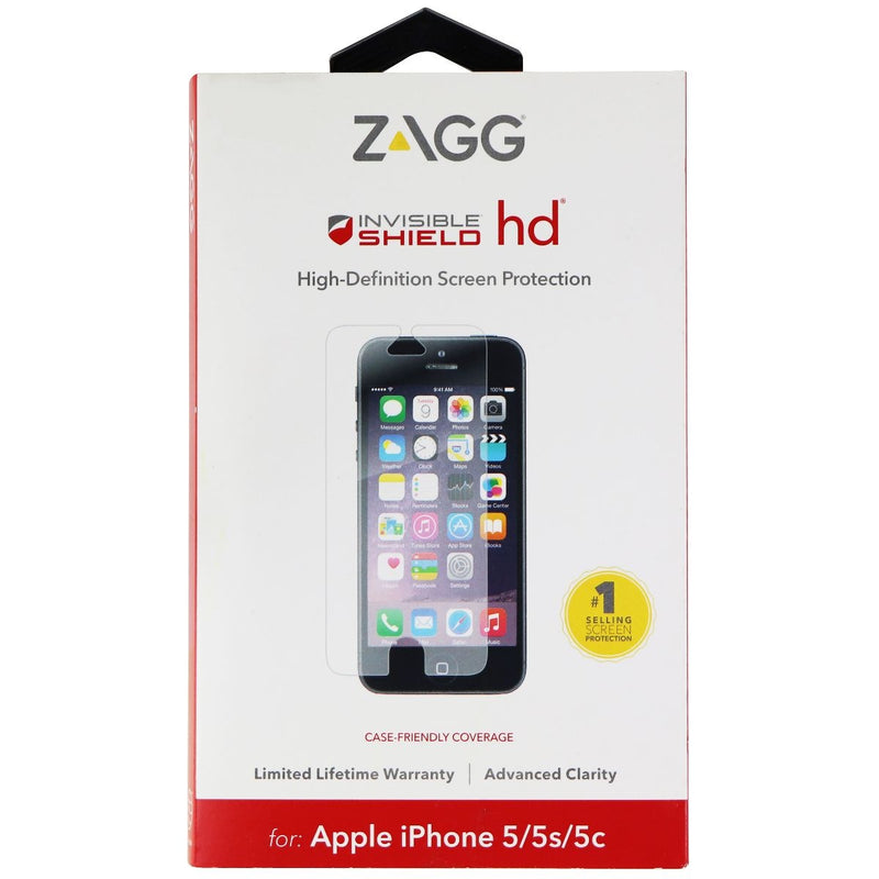 ZAGG InvisibleShield HD Film Screen Protector for Apple iPhone SE, 5s, 5 and 5c - Zagg - Simple Cell Shop, Free shipping from Maryland!