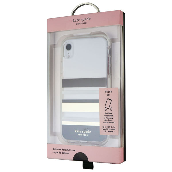 Kate Spade Defensive Hardshell Case for iPhone XR - Gold Foil/Black/Cream - Kate Spade - Simple Cell Shop, Free shipping from Maryland!
