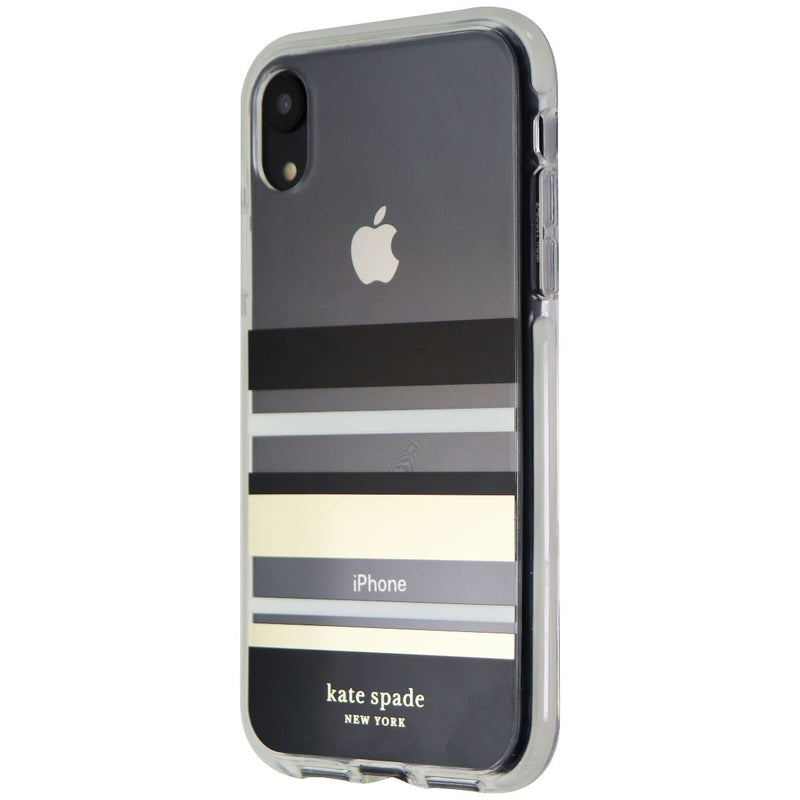 Kate Spade Defensive Hardshell Case for iPhone XR - Gold Foil/Black/Cream - Kate Spade - Simple Cell Shop, Free shipping from Maryland!