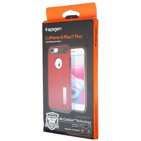 Spigen Slim Armor Dual Layer Case for Apple iPhone 8 Plus & 7 Plus - Crimson Red - Spigen - Simple Cell Shop, Free shipping from Maryland!