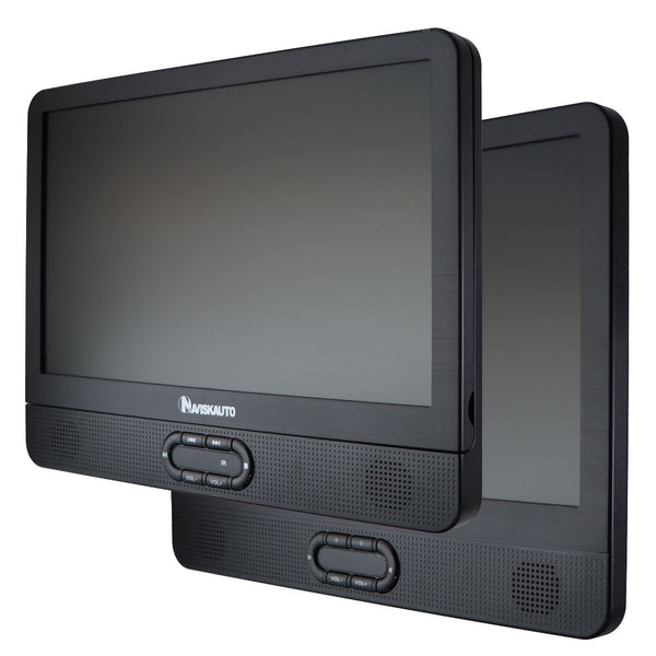 Naviskauto Portable 11-inch Video DVD Players (Set of 2) with Straps & Remote - NAVISKAUTO - Simple Cell Shop, Free shipping from Maryland!
