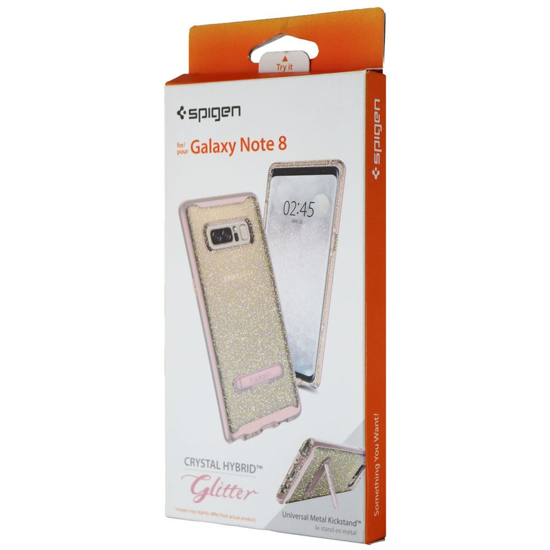 Spigen Crystal Hybrid Glitter Case for Samsung Galaxy Note 8 - Rose Quartz - Spigen - Simple Cell Shop, Free shipping from Maryland!