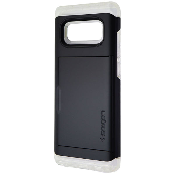 Spigen Crystal Wallet Series Case for Samsung Galaxy Note 8 - Black / Clear - Spigen - Simple Cell Shop, Free shipping from Maryland!