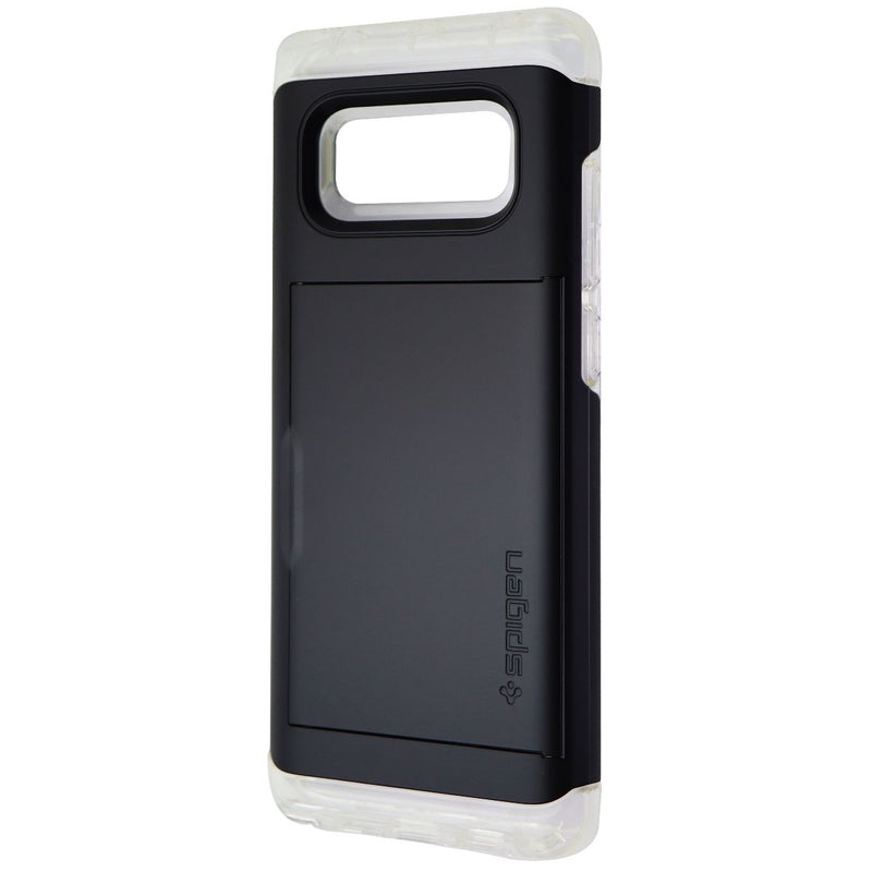 Spigen Crystal Wallet Series Case for Samsung Galaxy Note 8 - Black / Clear - Spigen - Simple Cell Shop, Free shipping from Maryland!