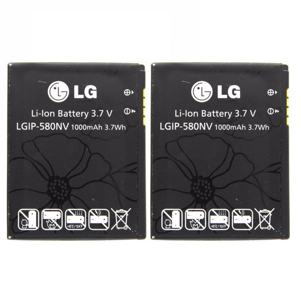 KIT 2x LG LGIP-580NV 1000 mAh Replacement Battery for Chocolate Touch - LG - Simple Cell Shop, Free shipping from Maryland!