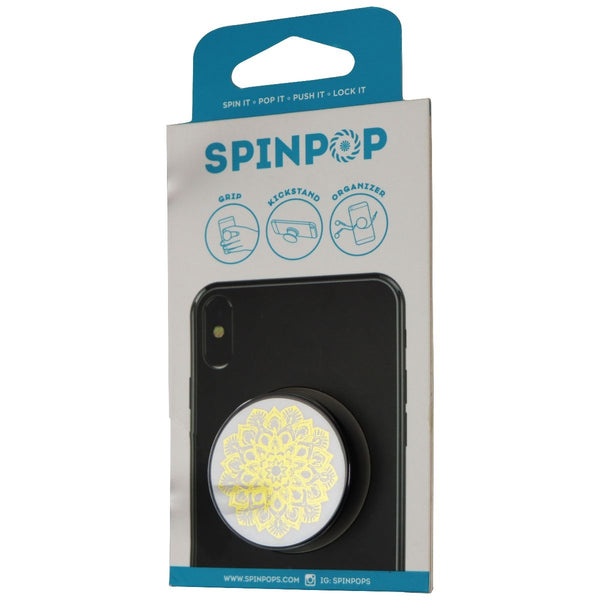 SpinPop Grip & Stand for Phones and Tablets - Gold Mandala - SpinPop - Simple Cell Shop, Free shipping from Maryland!