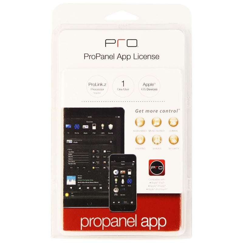Pro Control ProPanel App License Apple iOS Devices Remote Home - PRO Control - Simple Cell Shop, Free shipping from Maryland!