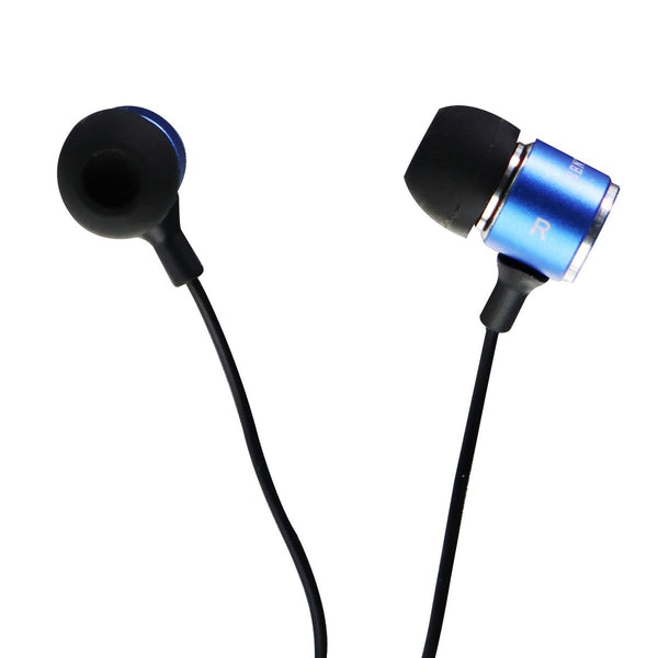 Sentry HO492 Wired 3.5mm Metal Stereo Earbuds - Blue - Sentry - Simple Cell Shop, Free shipping from Maryland!