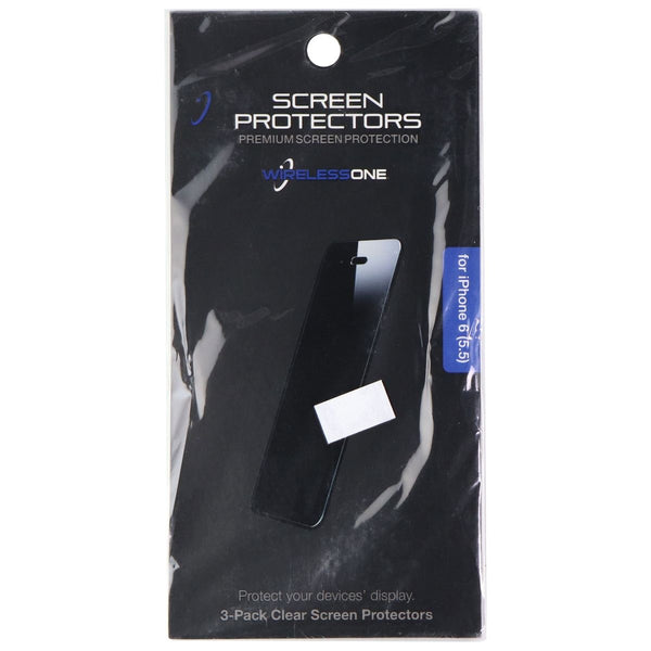 Wireless One Screen Protector 3-Pack for Apple iPhone 6s Plus/6 Plus - Clear - Wireless One - Simple Cell Shop, Free shipping from Maryland!
