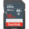 SanDisk Ultra 16GB SDHC Class 10 UHS-1 Memory Card - Speed up To 48 MB/s - SanDisk - Simple Cell Shop, Free shipping from Maryland!