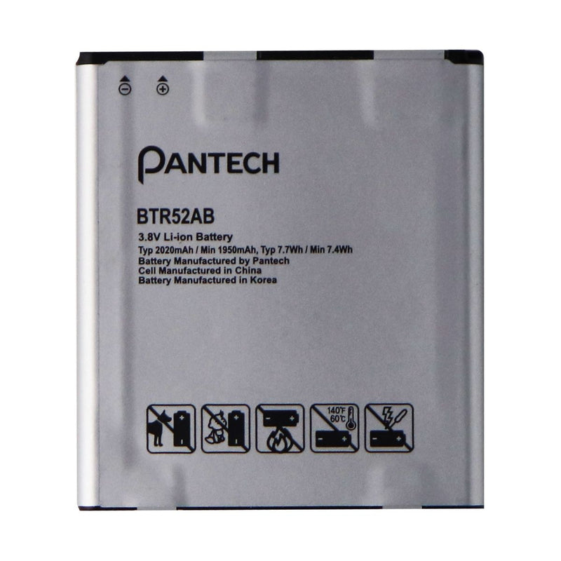Pantech Rechargeable 2,020mAh (BTR52AB) 3.8V Battery - Pantech - Simple Cell Shop, Free shipping from Maryland!