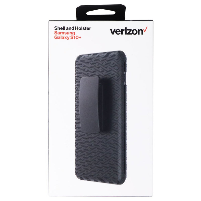 Verizon Shell And Holster For Samsung Galaxy (S10+) - Rugged Black - Verizon - Simple Cell Shop, Free shipping from Maryland!