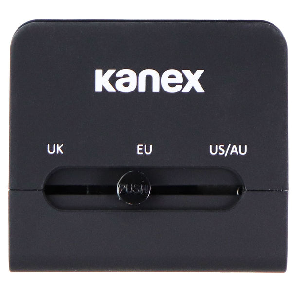 Kanex International Plug & Dual USB Power Adapter for US/AU/UK/EU - Black - Kanex - Simple Cell Shop, Free shipping from Maryland!