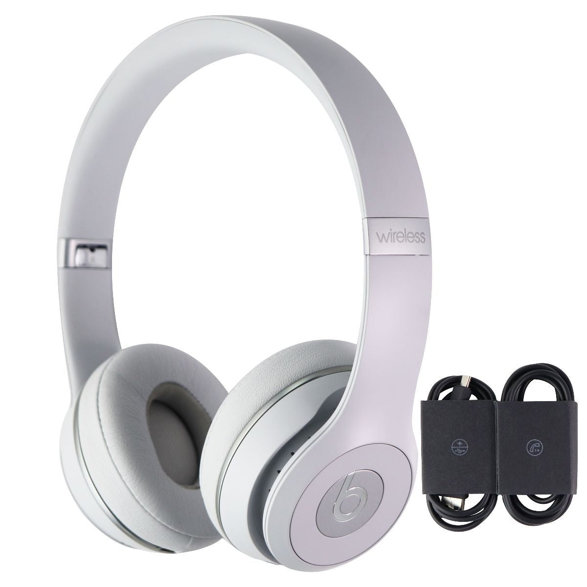 Beats Solo3 Series Wireless On-Ear Headphones Matte Silver (MR3T2LL/