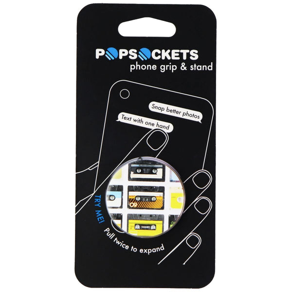 PopSockets Collapsible Grip & Stand for Phones and Tablets - Tapes on Tapes - PopSockets - Simple Cell Shop, Free shipping from Maryland!