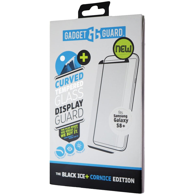 Gadget Guard (Black Ice+) Cornice Curved Tempered Glass for Samsung Galaxy (S8+) - Gadget Guard - Simple Cell Shop, Free shipping from Maryland!