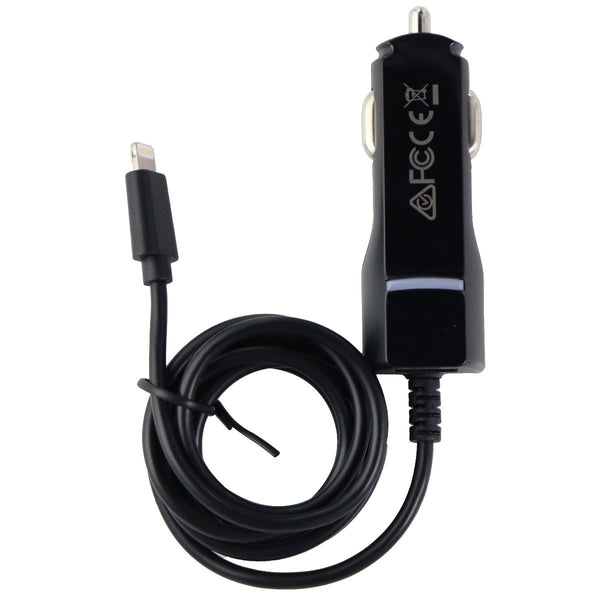 Key 3.4-Amp Car Charger for iPhones with Extra USB Port - Black - Key - Simple Cell Shop, Free shipping from Maryland!