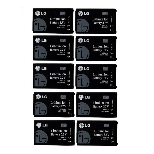 KIT 10x LG LGIP-430G 900 mAh Replacement Battery for Shine/CU720/CF360/KS500 - LG - Simple Cell Shop, Free shipping from Maryland!