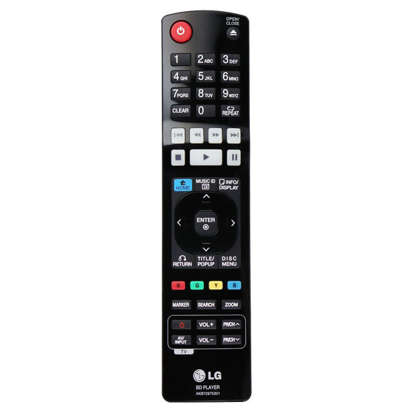 LG Remote Control (AKB72975301) for Select LG Blu-Ray Players - Black - LG - Simple Cell Shop, Free shipping from Maryland!