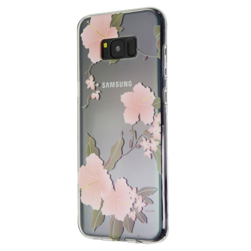 Flavr Translucent Protective Case for Samsung Galaxy (S8+) - Clear/Hibiscus - Flavr - Simple Cell Shop, Free shipping from Maryland!