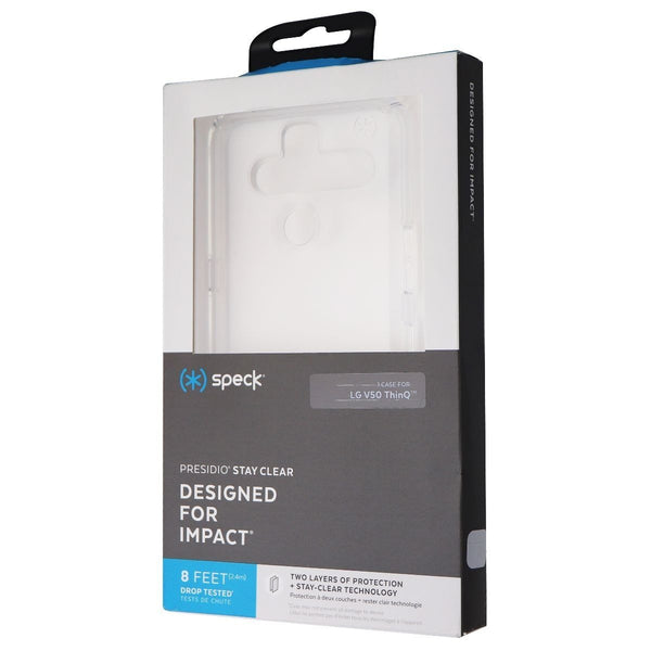 Speck Presidio Stay Clear Series Hardshell Case for LG V50 ThinQ - Clear - Speck - Simple Cell Shop, Free shipping from Maryland!
