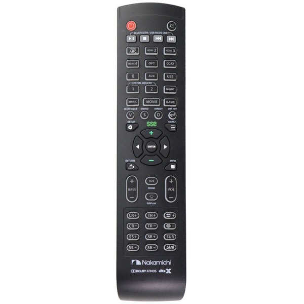 Nakamichi OEM Dolby/DTS X Remote Control - Black - Nakamichi - Simple Cell Shop, Free shipping from Maryland!