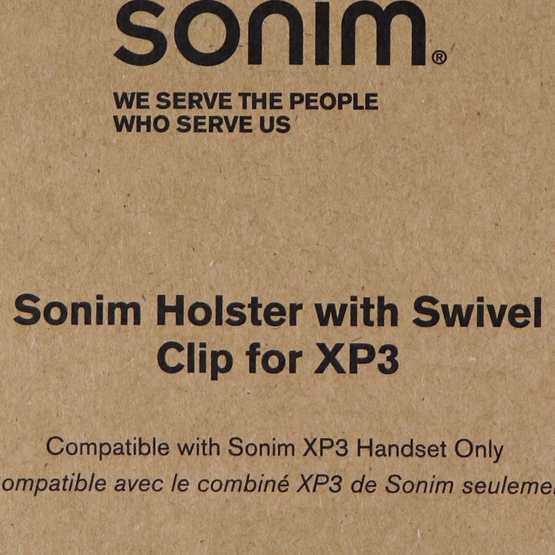 Sonim Holster with Swivel Clip for XP3 Flip Phone - Matte Black - Sonim - Simple Cell Shop, Free shipping from Maryland!