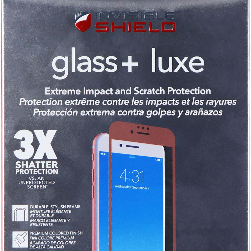 ZAGG InvisibleShield Glass + Luxe for iPhone SE (2020) / 8 7 6s - Rose Gold - Zagg - Simple Cell Shop, Free shipping from Maryland!