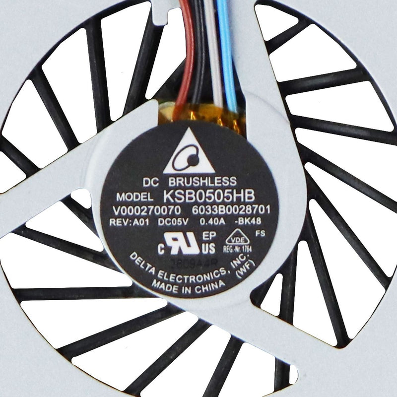 CPU Cooling Fan for Toshiba Satellite L855D-S5220 Laptop - (KSB0505HB) - Delta Electronics - Simple Cell Shop, Free shipping from Maryland!