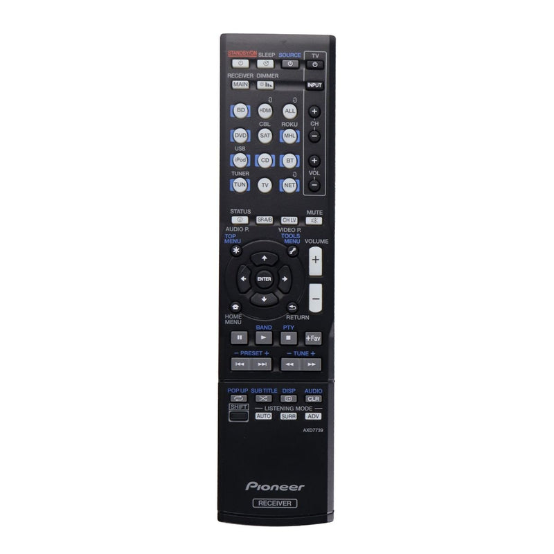 Pioneer Remote Control (AXD7739) for Select Pioneer AV Receivers - Black - Pioneer - Simple Cell Shop, Free shipping from Maryland!