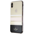 Kate Spade Hard Case for iPhone Xs Max - Charlotte Stripe Black/Cream/Blush/Gold - Kate Spade - Simple Cell Shop, Free shipping from Maryland!