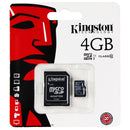 Kingston 4 GB microSDHC Class 10 UHS-1 Memory Card with Adapter (SDC10/4GB) - Kingston - Simple Cell Shop, Free shipping from Maryland!