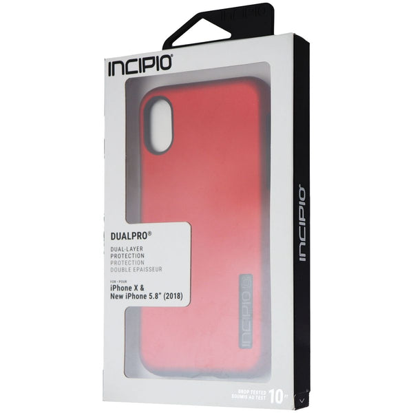 Incipio DualPro Case for Apple iPhone Xs and iPhone X - Iridescent Red / Black