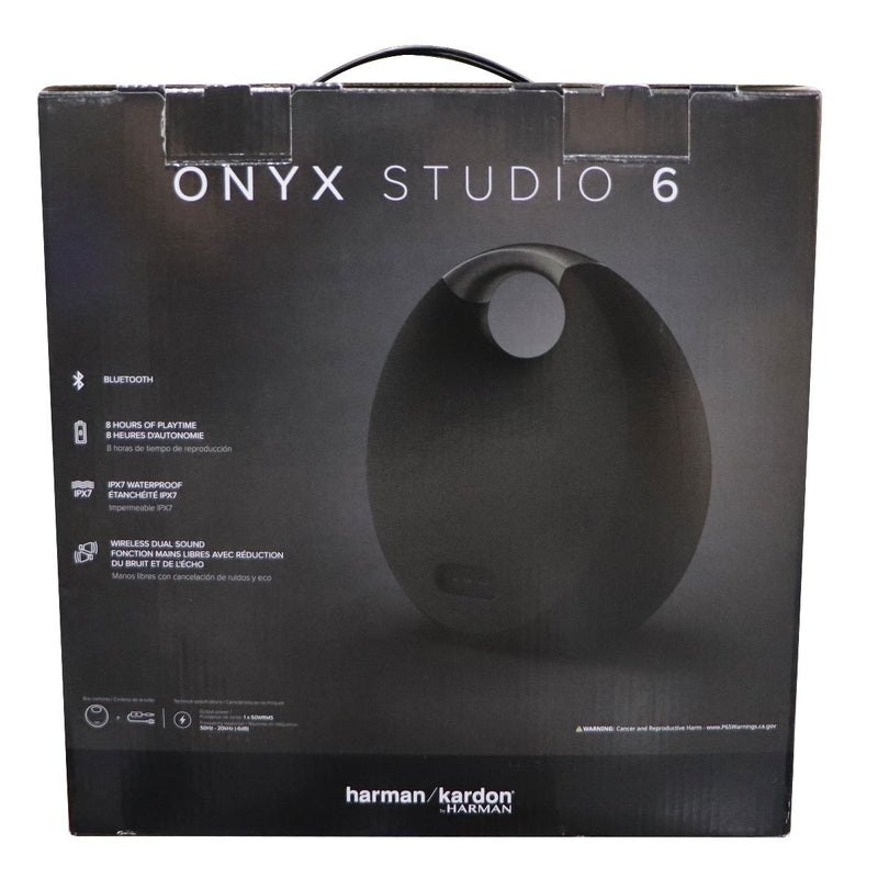 - (HKOS6B Onyx Kardon Speaker Bluetooth Studio 6 Portable Black Harman