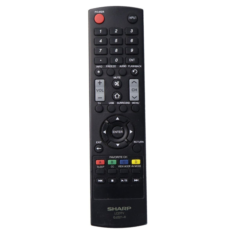 Sharp Remote Control (GJ221-R) for Select Hisense and Sharp TVs - Black - SHARP - Simple Cell Shop, Free shipping from Maryland!