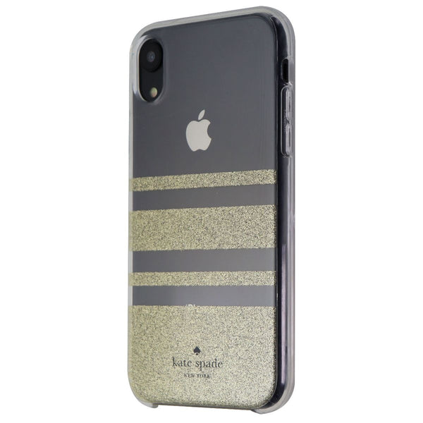 Kate Spade New York Protective Hardshell Case for iPhone XR - Clear/Gold Glitter - Kate Spade - Simple Cell Shop, Free shipping from Maryland!