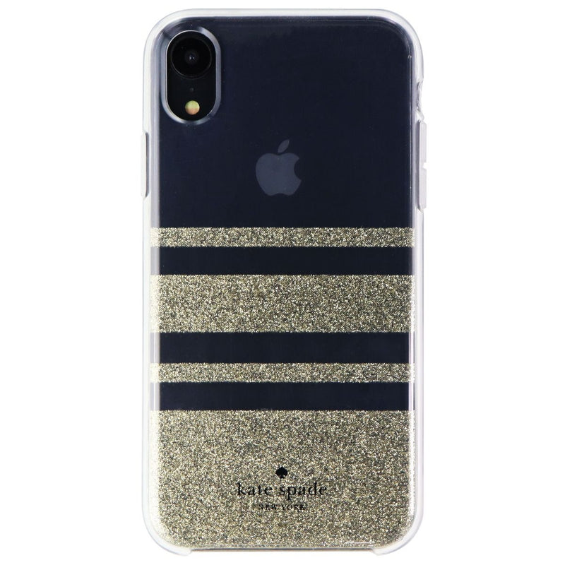 Kate Spade New York Protective Hardshell Case for iPhone XR - Clear/Gold Glitter - Kate Spade - Simple Cell Shop, Free shipping from Maryland!