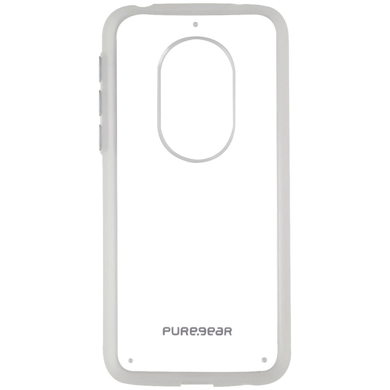PureGear Slim Shell Series Hard Case for Motorola Moto G7 Play - Clear/Frost - PureGear - Simple Cell Shop, Free shipping from Maryland!