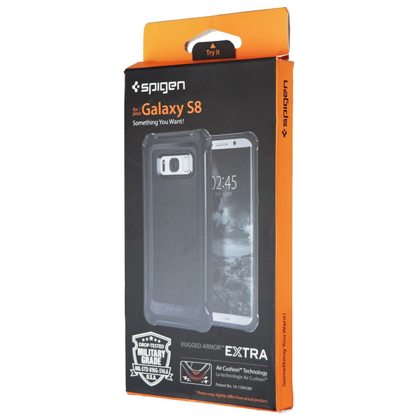 Spigen Rugged Armor EXTRA Series Flexible Case for Samsung Galaxy S8 - Black - Spigen - Simple Cell Shop, Free shipping from Maryland!