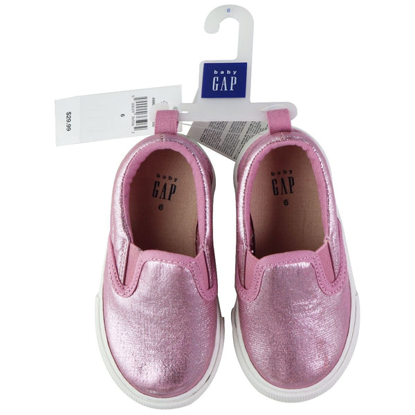 Baby GAP - Slip-On Shoes  - Size 6 US / EUR 23 - Shiney Pink - GAP - Simple Cell Shop, Free shipping from Maryland!