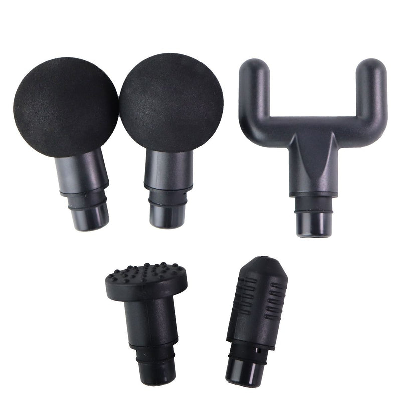LetsFunny Deep Tissue Muscle Percussion Massage Gun with 5 Attachments - Silver - LetsFunny - Simple Cell Shop, Free shipping from Maryland!