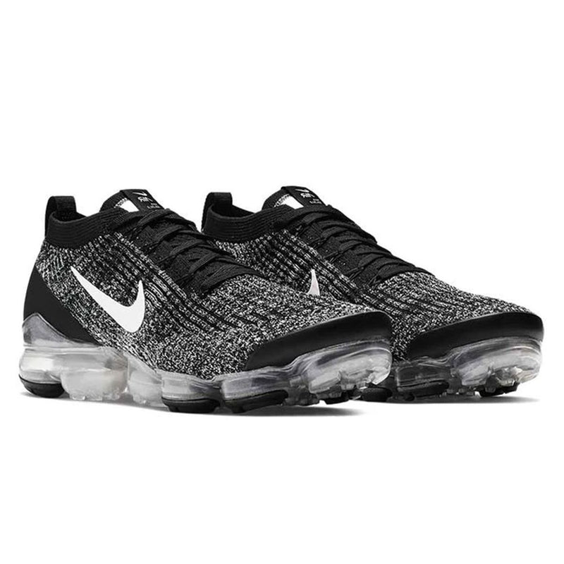 Nike Air VaporMax Flyknit 3, Black / White-Metallic Silver, Size 10 - Nike - Simple Cell Shop, Free shipping from Maryland!