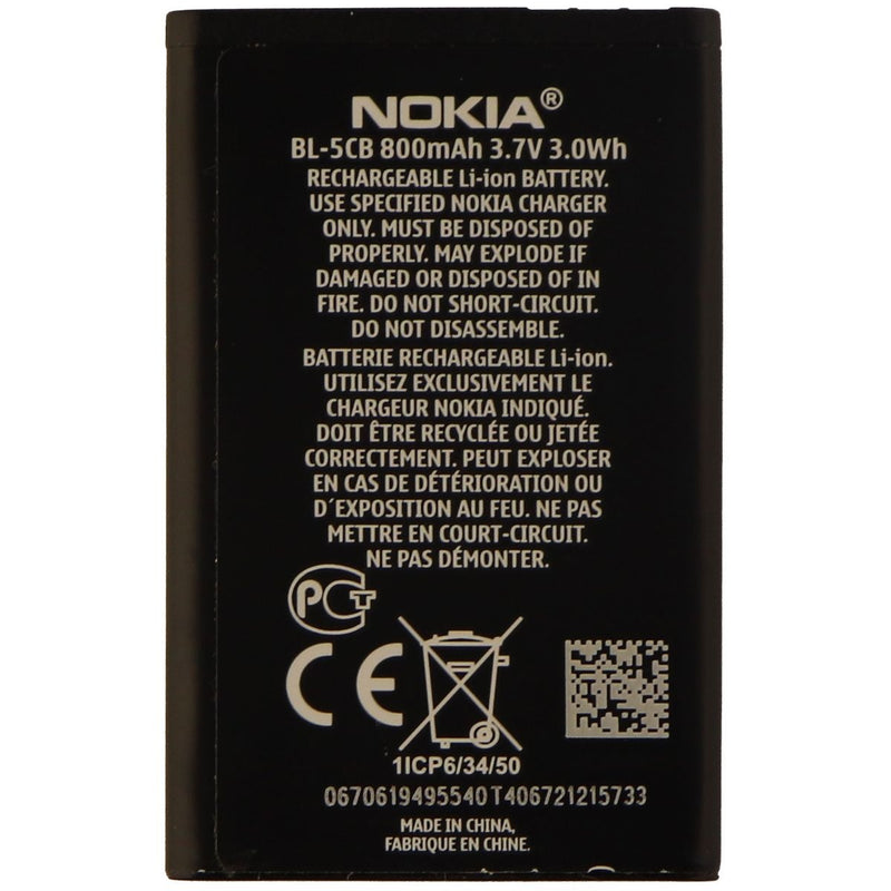 Nokia OEM BL-5CB Replacement (3.7V) 800mAh Battery for Nokia 1100/2270/2280/2285 - Nokia - Simple Cell Shop, Free shipping from Maryland!